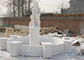 لوستر سنگ محوطه سازی تزئینی برای باغ ویلا باغچه حک شده سنگ مرمر سفید تامین کننده