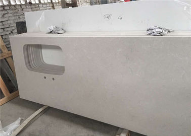 چین کاناپه های کوارتز آماده ساخته شده با ابر خاکستری، صفحات آشپزخانه کوارتز ثابت تامین کننده