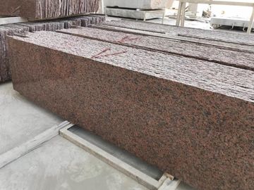 چین سنگ صابون به اندازه سنگ طبیعی و کاشی G562 سنگ فرش قرمز گرانیت اسلب تامین کننده