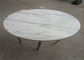 Prefab Carrara سفید سنگ مرمر جدول بالا صاف سطوح سفارشی ضخامت تامین کننده
